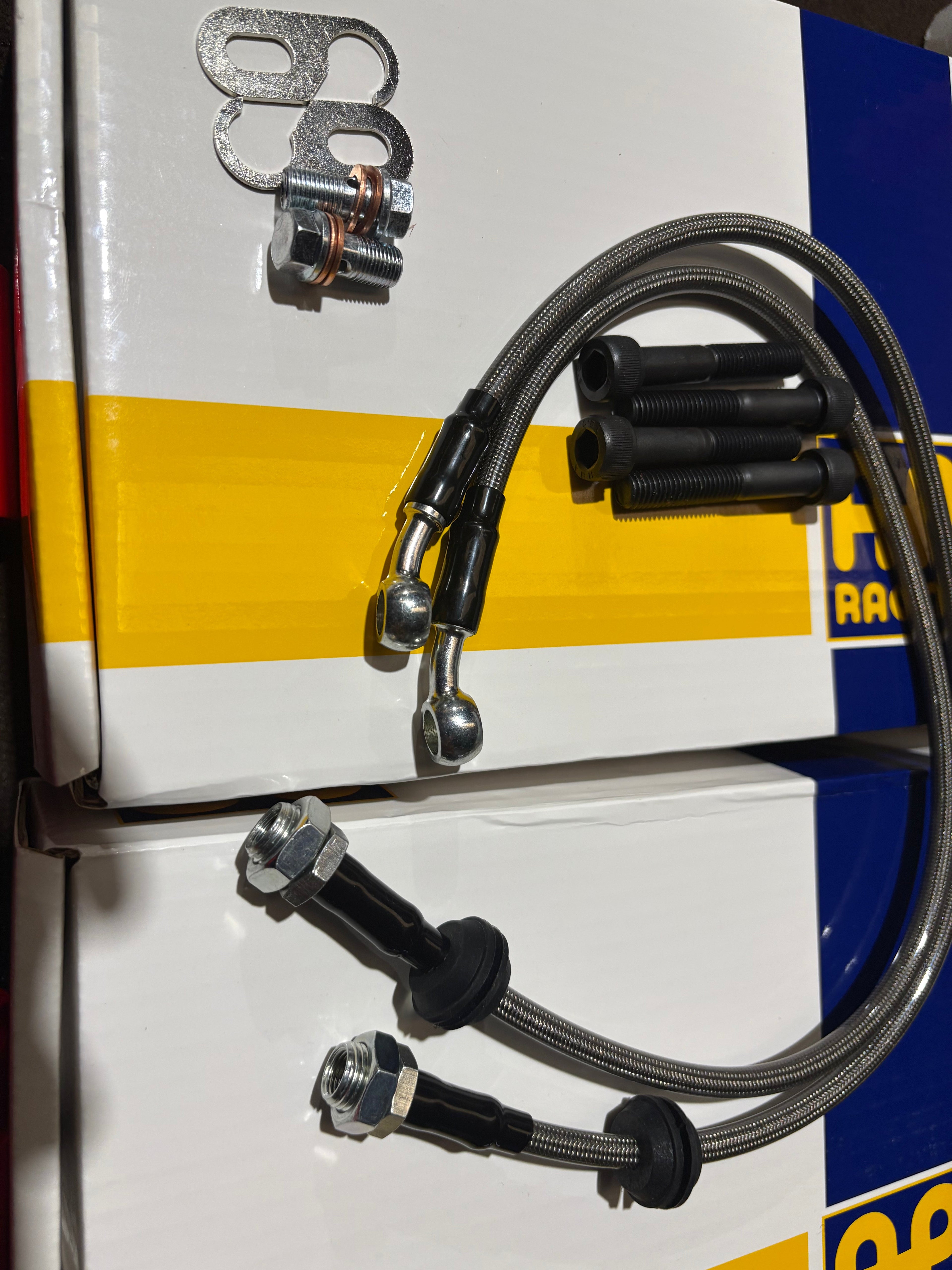 R53 AP BRAKE UPGRADE KIT 4 POT CALIPERS WITH 2 PIECE DISCS