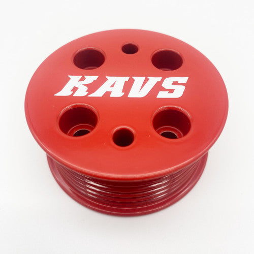 KAVS-SC17R W11  KAVS SUPERCHARGER PULLEY 17% RED